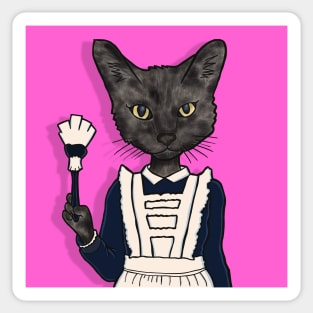 Maid Kitty Sticker